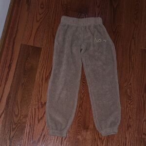 Bebe Brown Jogger Sweatpants Elastic Waistband